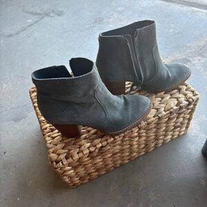 Sam Edelman Charcoal Ankle Booties